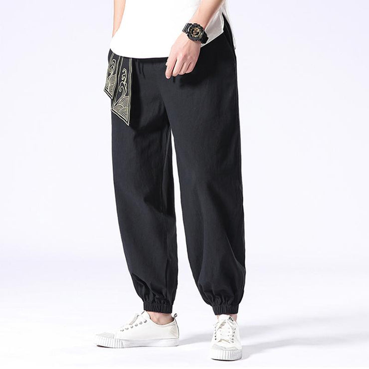 Ancient Style Black Tight End Pant