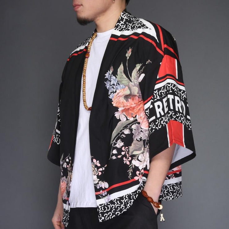 Cards Kimono Cardigan Shirt