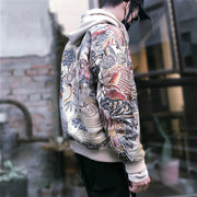 Colorful Cranes Embroidery Jacket