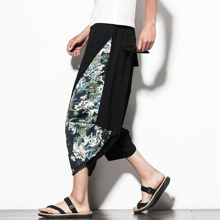 Crashing Waves Capri Cropped Pant