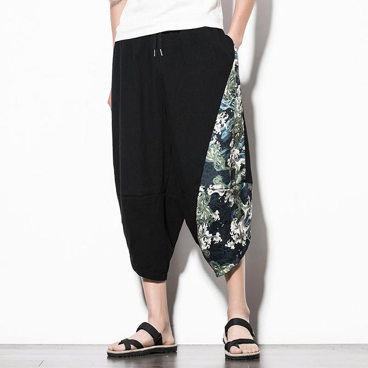 Crashing Waves Capri Cropped Pant