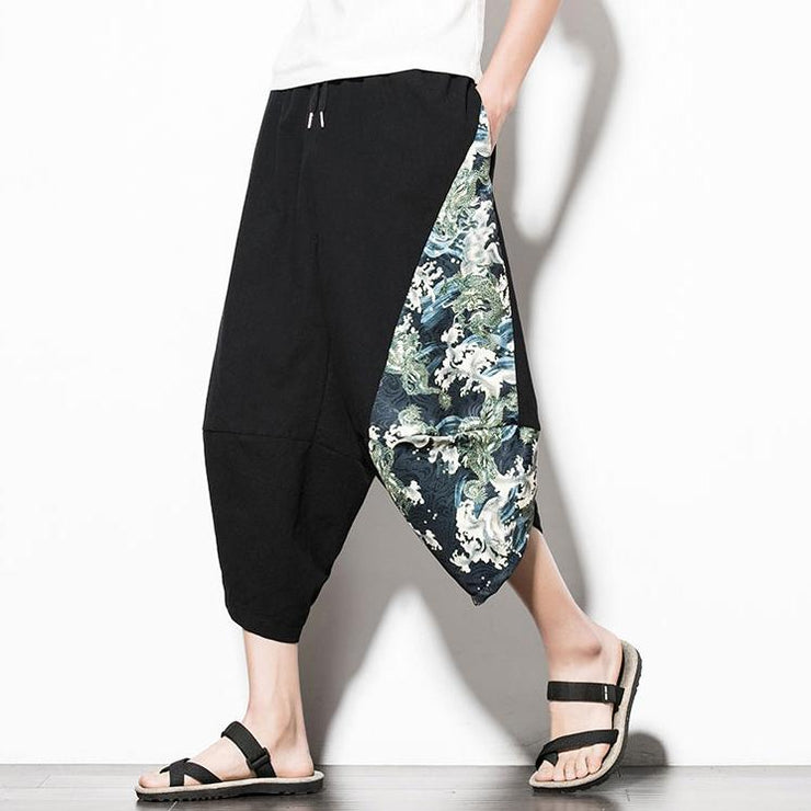 Crashing Waves Capri Cropped Pant