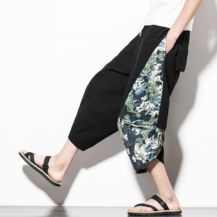 Crashing Waves Capri Cropped Pant