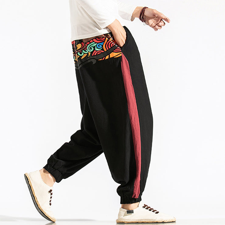 Black Thunderbird Joggers