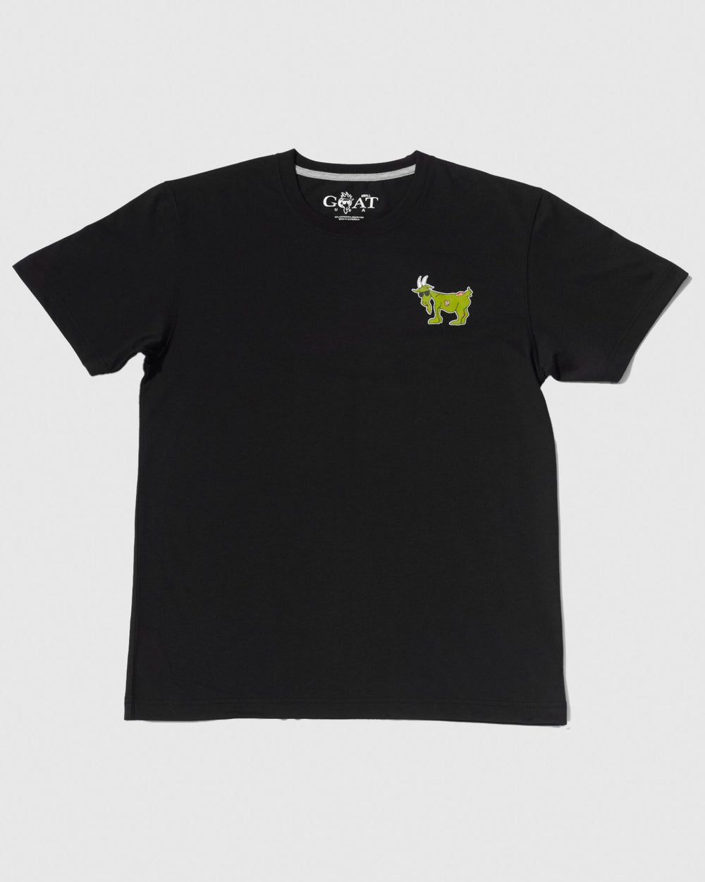 Black t-shirt with zombie goat