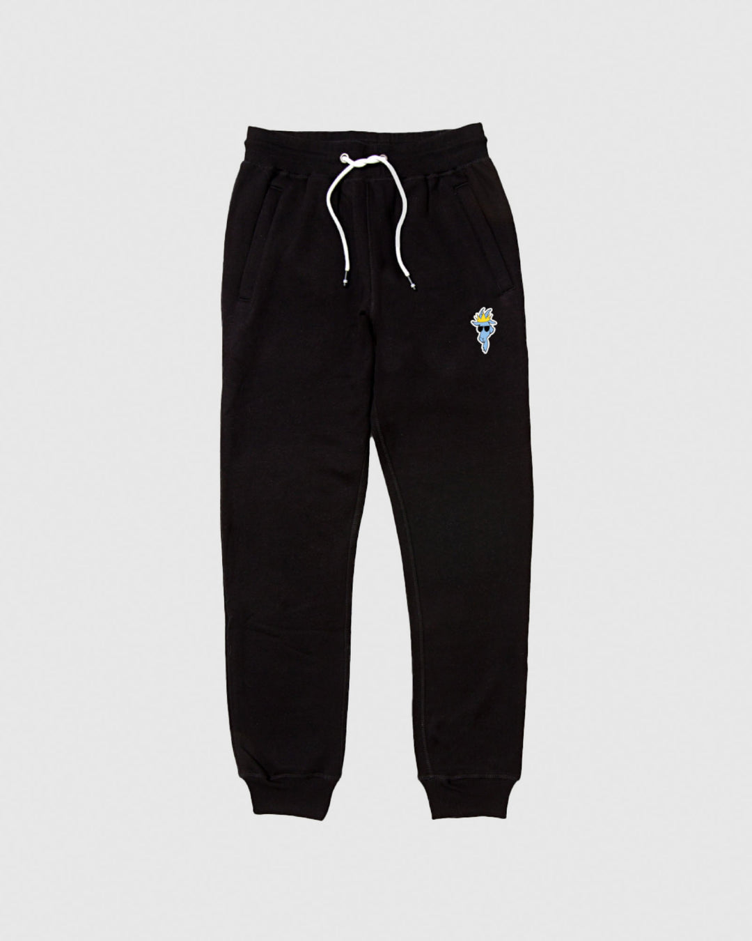 Front of black OG Fleece Joggers#color_black