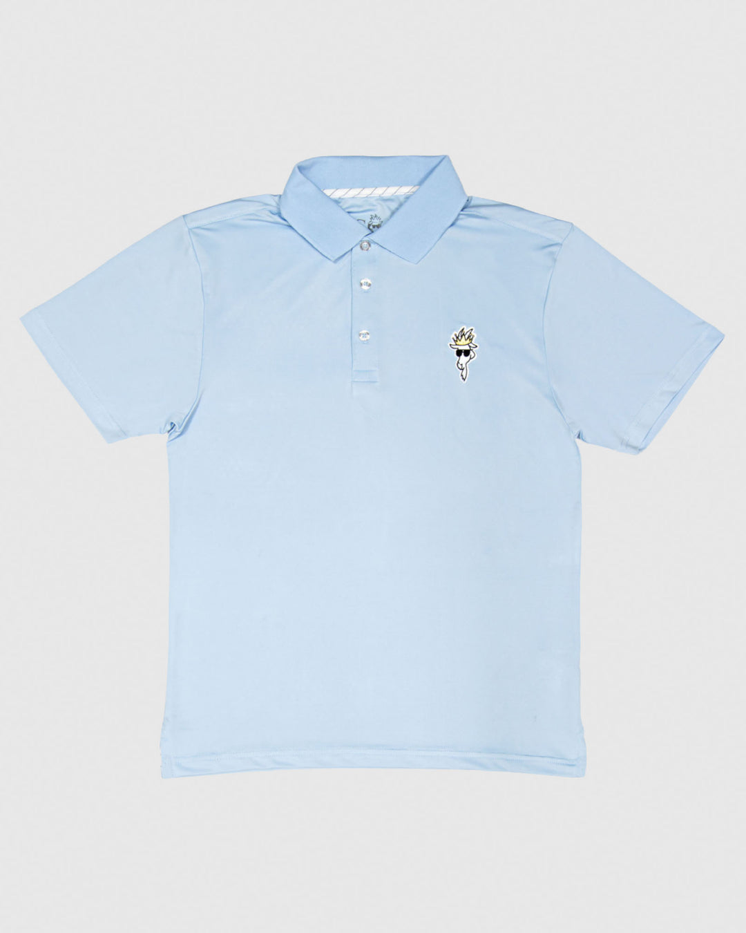 Front of carolina blue OG Athletic Polo#color_carolina-bluea