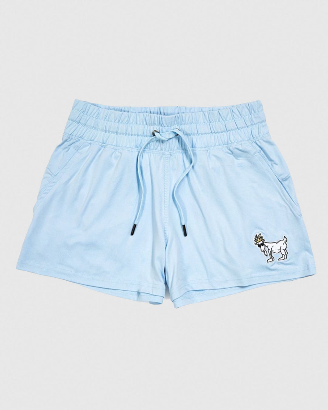 Front of carolina blue Women's Relaxed Shorts#color_carolina-blue